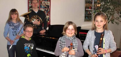 Marisa-Chiara Grimm (l.) qualifizierte sich am vergangenen Wochenende für den Bundeswettbewerb von „Jugend musiziert“ (Bild: MSD).