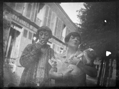 Bild: Hermine David und die Malerin Charlotte Gardelle an der Marne | 1920er-Jahre | Privatsammlung