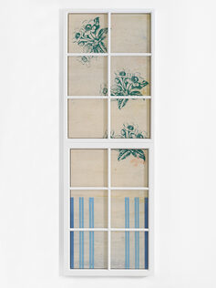 Ausstellungsansicht „Fredrik Værslev. Fenstermalerei”, Städtische Galerie Delmenhorst 2019, © Bernd Borchardt