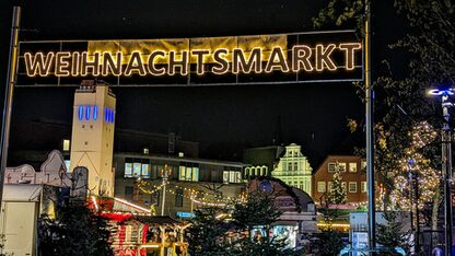 2024 hat der Weihnachtsmarkt 33 Tage geöffnet. | Bild: Stadt Delmenhorst