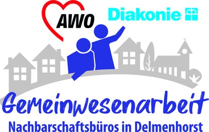 Gemeinwesenarbeit in Delmenhorst – das gemeinsame Logo.