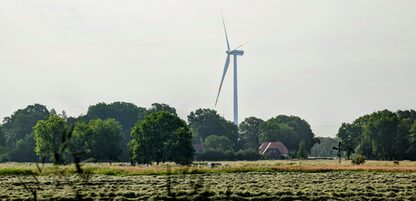 Windkraftanlage in Delmenhorst. | Bild: Fiedler