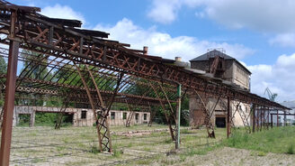 Die Borsig-Halle war Vorbild vieler freitragender Hallen für Fabriken, Ausstellungen und Bahnhöfe. Die Ruine soll saniert werden.